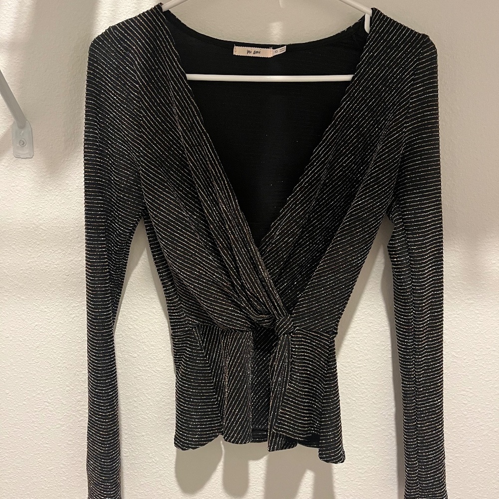 Adorable low cut blouse